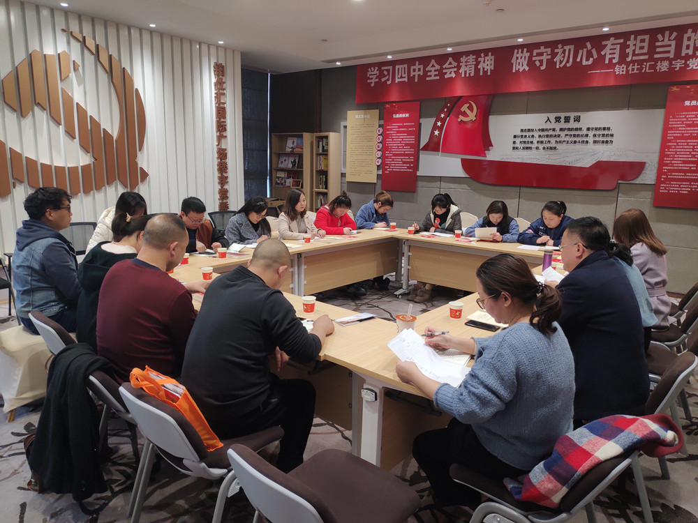 湖北東信醫(yī)藥有限公司黨支部 “不忘初心、牢記使命”主題教育專題民...